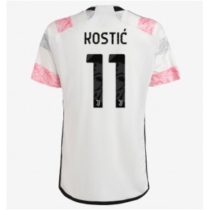 Juventus Filip Kostic #11 Bortatröja 2023-24 Kortärmad